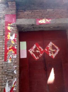 couplets of some Christian houses were ruined.