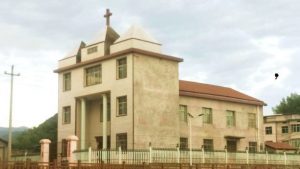 La chiesa del Movimento delle Tre Autonomie nel villaggio di Mahu (Yuanshan) nella contea di Shanggao