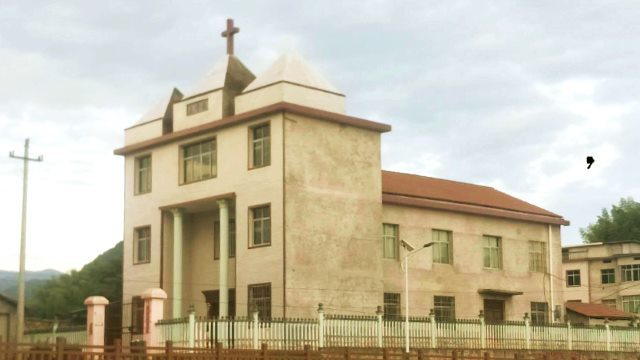 La chiesa del Movimento delle Tre Autonomie nel villaggio di Mahu (Yuanshan) nella contea di Shanggao