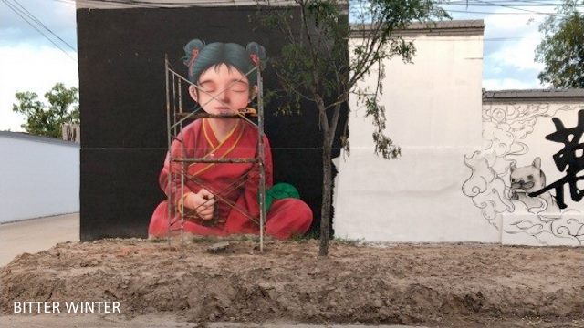 murale in cina