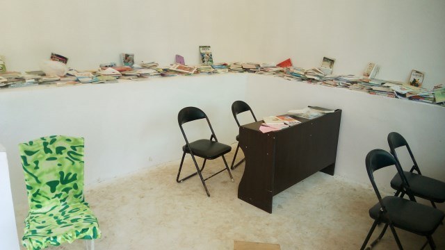 il tempio di Taishan, borgo di Fengqiao, è stato trasformato in una «Libreria degli agricoltori»