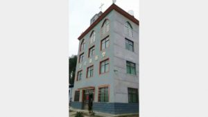 La chiesa dell'Annunciazione nella diocesi dello Yujiang, nella contea di Nanfeng