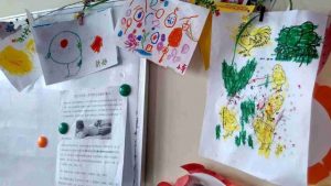 I disegni dei bimbi dell’orfanotrofio