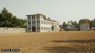 L'aspetto originario della chiesa, nella contea di Luyi, dipendente dalla città di Zhoukou