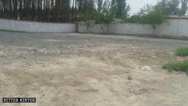 Una moschea nel villaggio di Jiahezi rasa al suolo