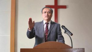 Un predicatore di chiesa