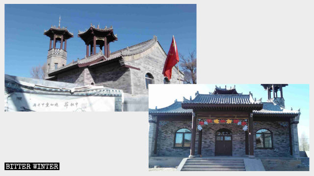 Una moschea in costruzione nella provincia dello Shanxi progettata per apparire autenticamente cinese