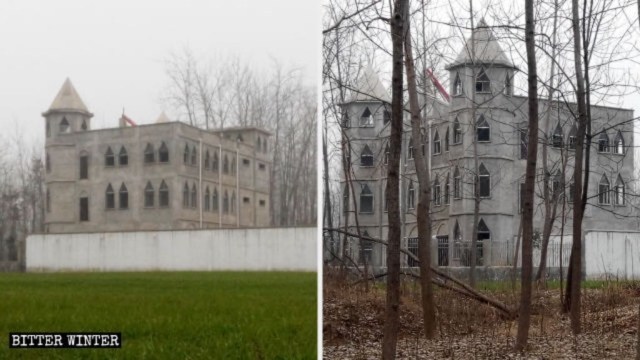 La chiesa di Wangzhai dopo la rimozione delle croci