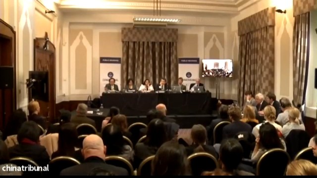 Londra, aprile 2019. Audizioni del China Tribunal