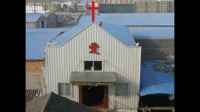 L'aspetto originario della chiesa di Sola Fide del borgo di Chumen