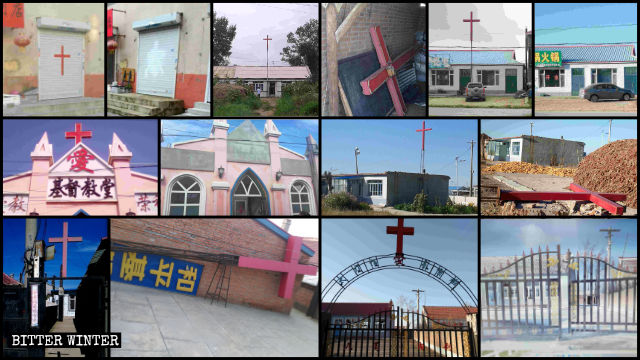 Le croci sono state smantellate da oltre cento sale per riunioni cristiane nella provincia dello Jilin