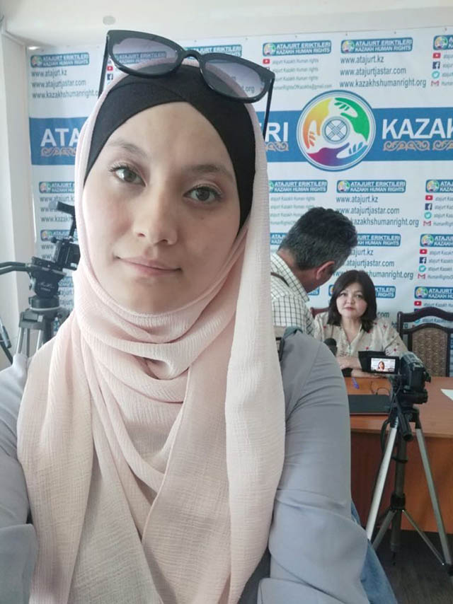 Leila Adilzhan chiede la liberazione del marito