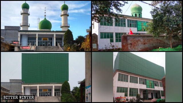 Le cupole delle moschee e le mezze lune coperte
