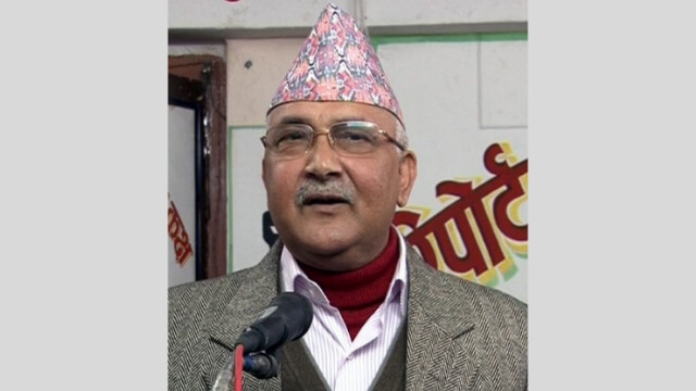 Il primo ministro del Nepal, Sharma Oli