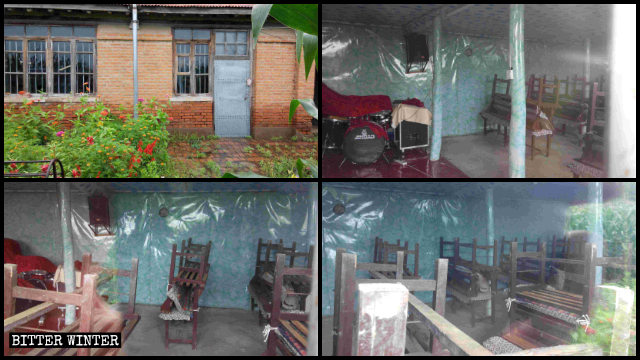Una sala per riunioni delle Tre Autonomie è stata chiusa nella contea di Nong’an della città di Changchun, nella provincia dello Jilin