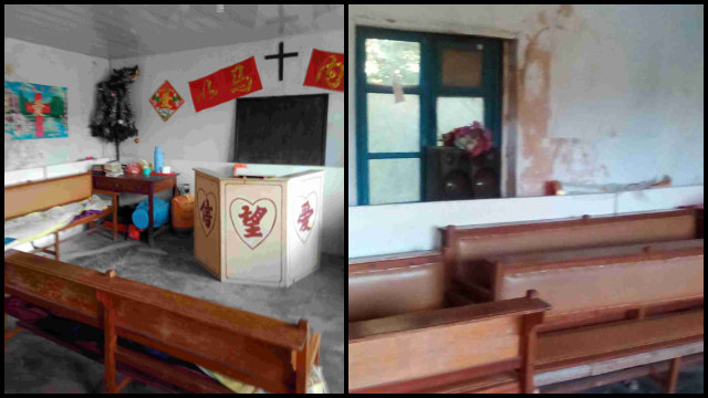 Una sala per riunioni delle Tre Autonomie del borgo di Jiuliancheng, nella giurisdizione della città di Dandong, nel Liaoning, è stata chiusa