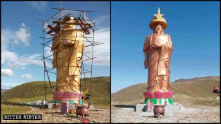 Nuove bizzarre modifiche alle statue buddhiste e taoiste