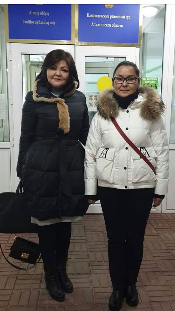Kaisha Akan e l’avvocato Ayman Umarova