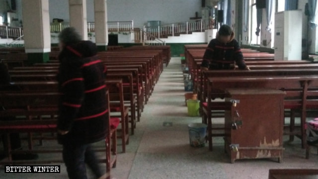 La Grace Church vuota il giorno di Natale