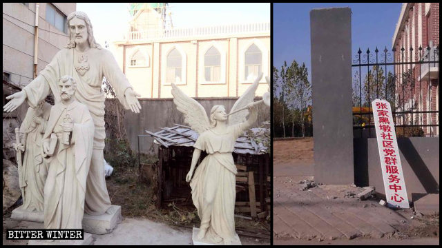 Tutte le statue sono state rimosse