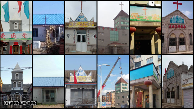 Le croci sono rimosse dalle chiese in tutto il Liaoning