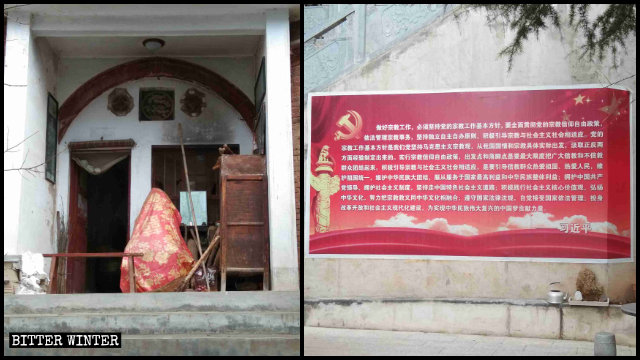 La statua del Buddha è stata rimossa