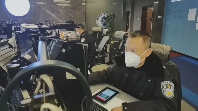 Polizia al lavoro