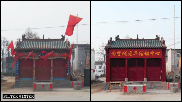 A Linzhou un tempio