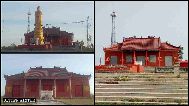 La statua della Guanyin nel tempio di Xin’an