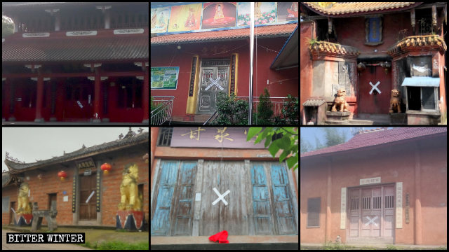 A Luzhou sono stati chiusi numerosi templi buddhisti
