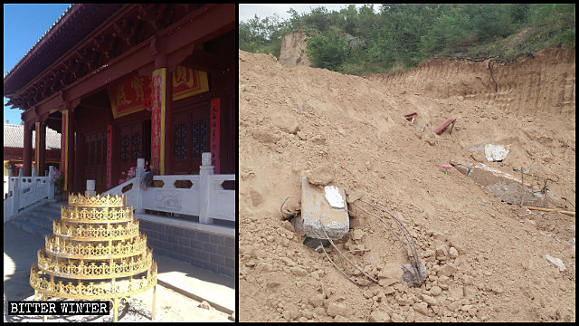 Il tempio Pujing nel distretto di Baota