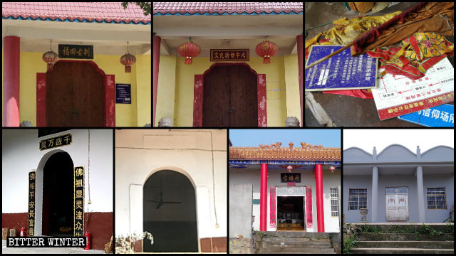 Alcuni templi di Ezhou sono diventati condomini residenziali