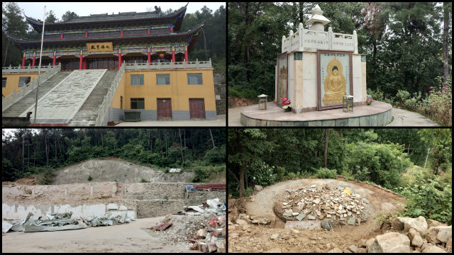 Il tempio Taishan della città di Shiyan è stato raso al suolo