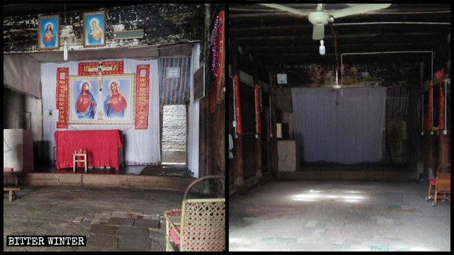 Tutti i simboli religiosi della cappella Xiaonanmen